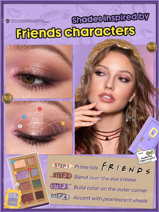 Paleta de Sombras FRIENDS™ | Purple Door - Sheglam