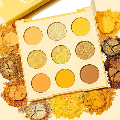 Paleta de Sombras de Ojos uh-huh Honey - ColourPop vista frontal con fondo blanco.