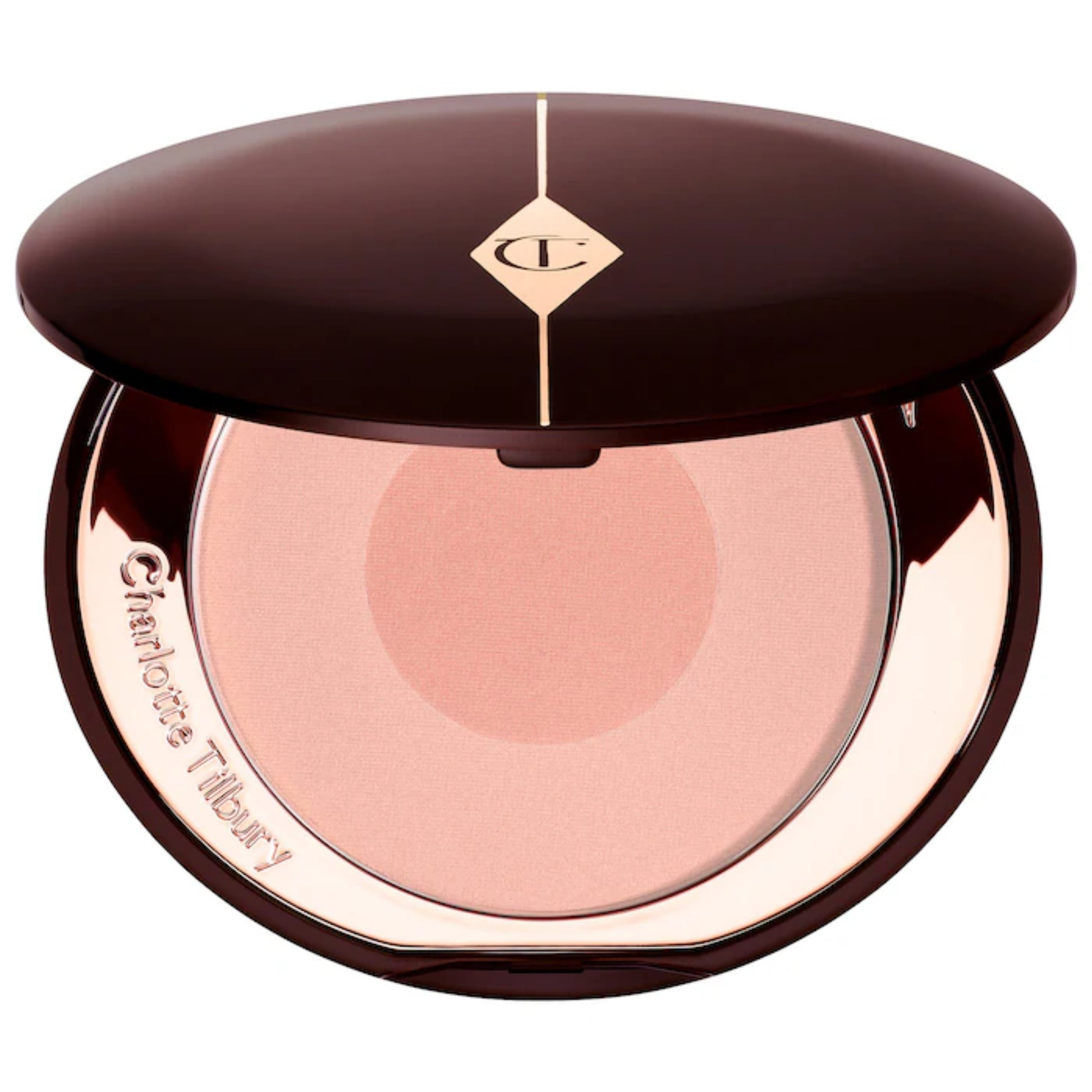 Rubor Efecto Radiante Cheek To Chic - Charlotte Tilbury vista frontal con fondo blanco.