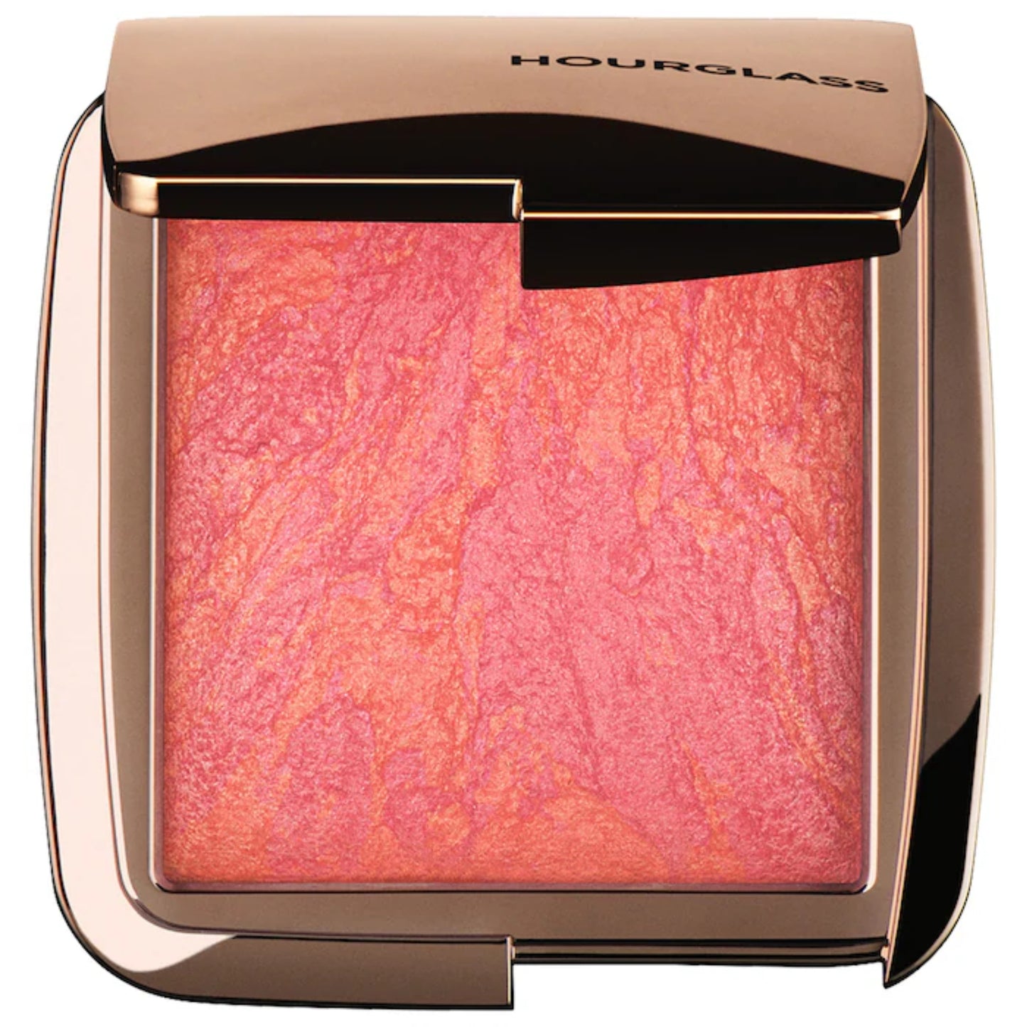 Rubor Iluminador Ambient Lighting Blush Collection - Hourglass vista frontal con fondo blanco.