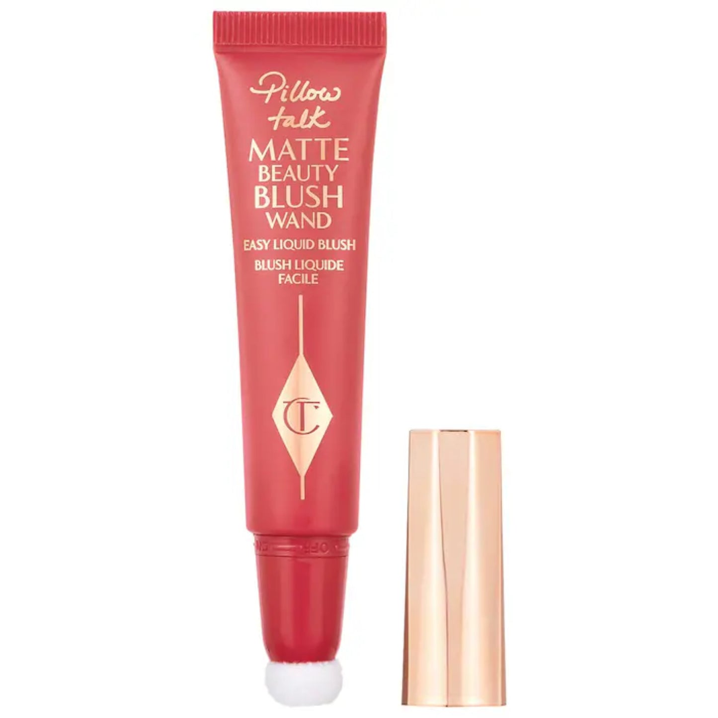 Rubor Cremoso Matte Beauty Blush Wands - Charlotte Tilbury vista frontal con fondo blanco.