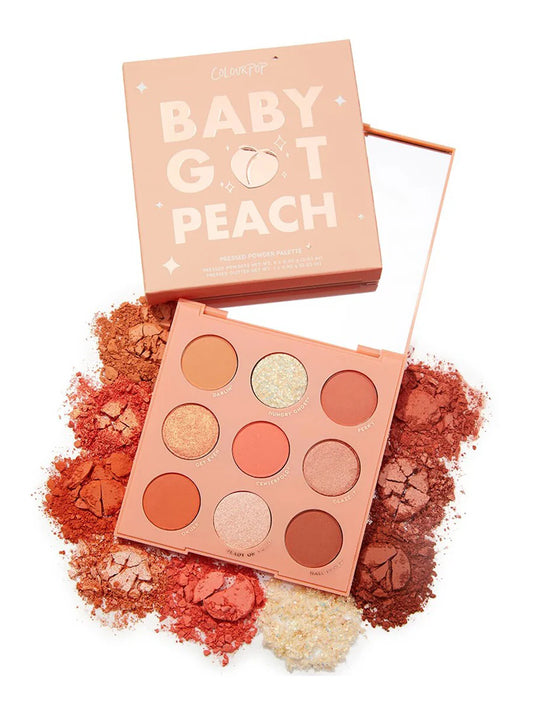 Paleta de Sombras de Ojos Baby got peach™ - ColourPop vista frontal con fondo blanco.