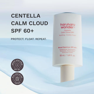 Protector solar Centella Calm Cloud SPF 60+ Face Sunscreen - Haruharu Wonder