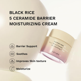 Crema facial Black Rice 5 Ceramide Barrier Moisturizing Cream - Haruharu Wonder