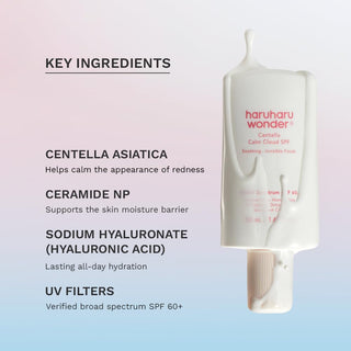 Protector solar Centella Calm Cloud SPF 60+ Face Sunscreen - Haruharu Wonder