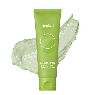 Mung Bean Espuma limpiadora facial con pH equilibrado - beplain