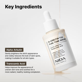Serum facial Alpha-Arbutin TXA Pure Tone Serum | Discoloration Care - NIDA