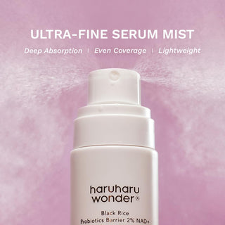 Serum Facial Black Rice Probiotics 2% NAD+ Serum Mist - Haruharu Wonder