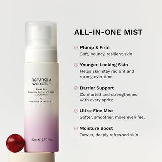 Serum Facial Black Rice Probiotics 2% NAD+ Serum Mist - Haruharu Wonder