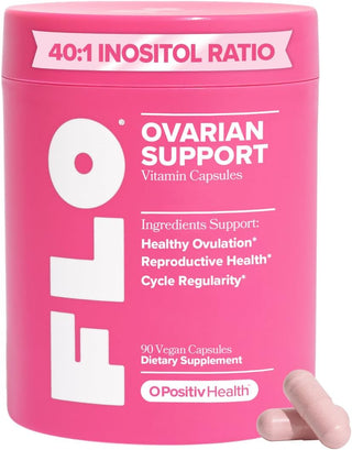 FLO — Apoyo para la salud ovárica: equilibrio hormonal. Con DIM y Ácido fólico - O Positiv Health