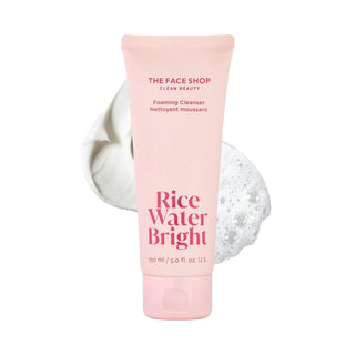 Limpiador facial Rice Water Bright Foaming Cleanser - THE FACE SHOP