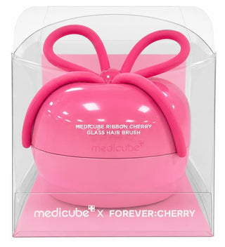Ribbon Cherry Peine desenredante para cabello efecto cristal - Medicube x forever cherry