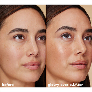 Bronzing Drops - elf cosmetics vista frontal con fondo blanco.