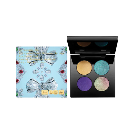 Paleta de Sombras de Ojos Blitz Astral Quad - PAT McGRATH LABS vista frontal con fondo blanco.