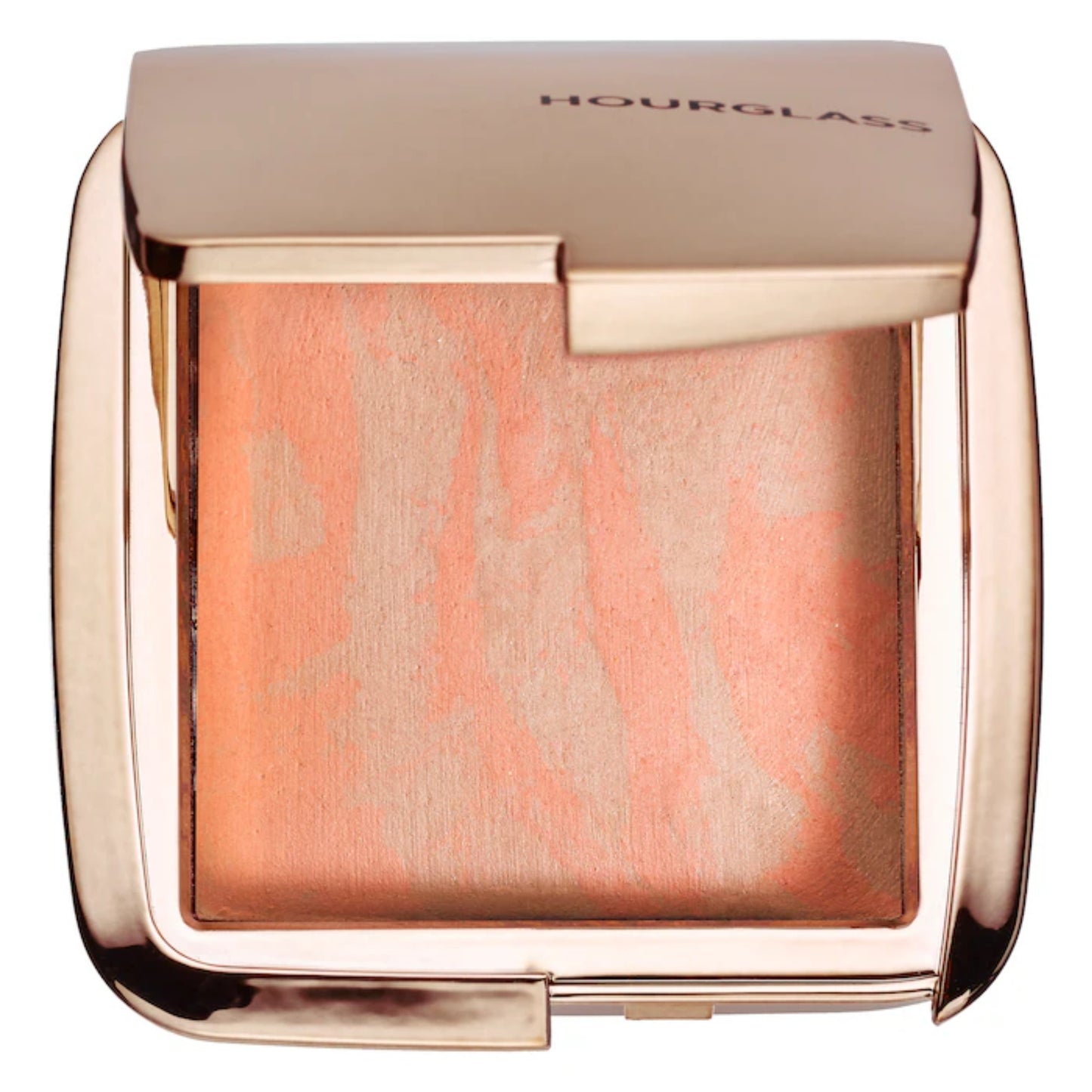 Rubor Iluminador Ambient Lighting Blush Collection - Hourglass vista frontal con fondo blanco.