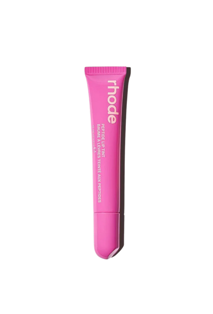 Tinte labial Peptide lip tint THE TINTED LIP LAYER - Rhode Skin vista frontal con fondo blanco.