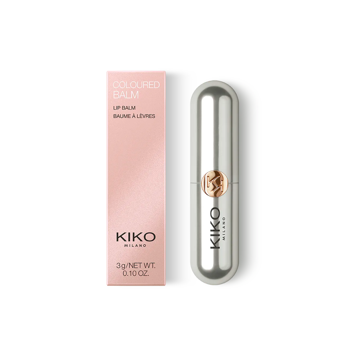 Bálsamo Labial Coloured Balm™ - KIKO vista frontal con fondo blanco.