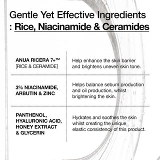 Serum RICE 7+ CERAMIDE Barrera Hidratante - Anua