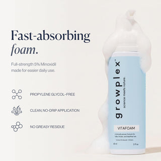 Growplex Vitafoam Espuma de minoxidil al 5% - Growplex