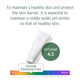 Limpiador facial Centella Cleansing Foam con Centella Asiática, pH bajo calma e hidrata la piel - Mixsoon