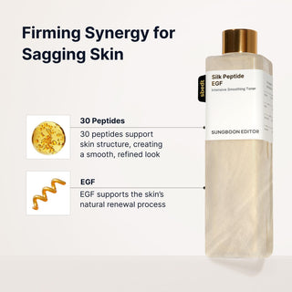 Tónico Facial intensivo con Péptidos & Ceramidas Silk Peptide EGF Toner - SUNGBOON EDITOR