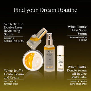 Sérum doble de trufa blanca de Piedmont con vitamina C y colágeno vegano, tratamiento 3 en 1 antiarrugas - d'Alba