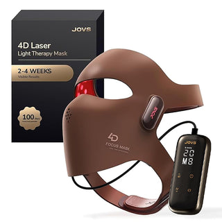 Máscara de terapia láser 4D para rostro luz LED roja reafirmante y antienvejecimiento - JOVS