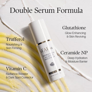 Sérum doble de trufa blanca de Piedmont con vitamina C y colágeno vegano, tratamiento 3 en 1 antiarrugas - d'Alba