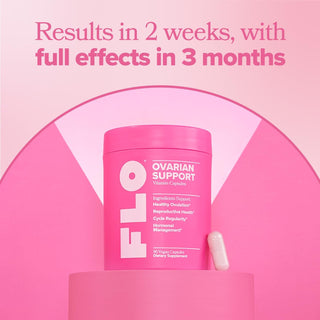 FLO — Apoyo para la salud ovárica: equilibrio hormonal. Con DIM y Ácido fólico - O Positiv Health