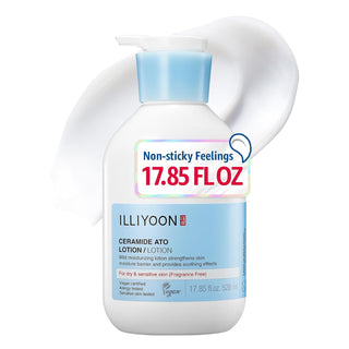 Ceramide Ato Lotion | Hidratante ligero para pieles secas y sensibles, repara la barrera cutánea - Illiyoon