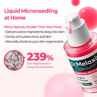 Serum facial Cyano Pink Spicule con Vitamina B12 & Niacinamida para poros dilatados - Dr. Melaxin
