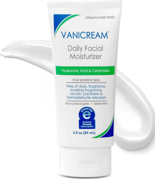 Crema Facial Hidratante para Pieles Sensibles con Ácido Hialurónico & Ceramidas - Vanicream