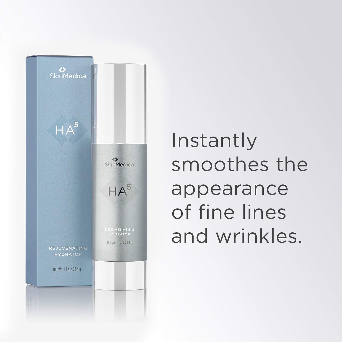 Serum Anti Age HA⁵® Rejuvenating - SkinMedica vista frontal con fondo blanco.