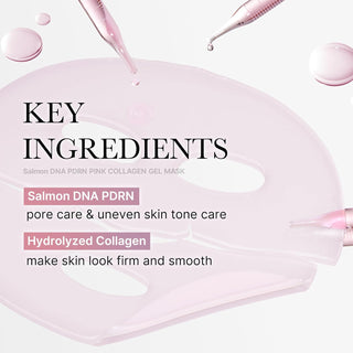 Mascarilla facial de colágeno Salmon PDRN Pink Collagen Jelly Gel Mask - Medicube