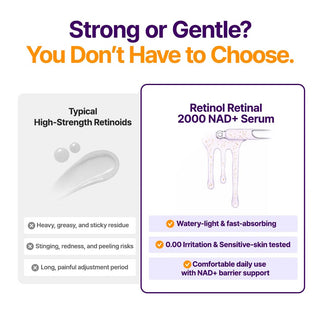 Serum facial Retinol 0.1% + Retinal  0.1% NAD+ Firming Serum - PURITO