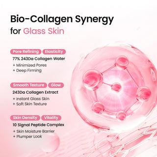 Collagen Peptides Jelly Serum Mist —  Bruma hydrogel hidratante glass skin - BIODANCE