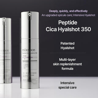 Ampolla facial avanzada hidratante & reafirmante Peptide Cica HyalShot 350 - Mixsoon ⚡