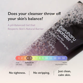 Limpiador facial Black Rice Moisture 5.5 Soft Cleansing Gel - Haruharu Wonder