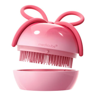 Ribbon Cherry Peine desenredante para cabello efecto cristal - Medicube x forever cherry