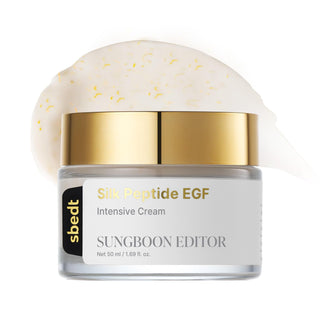 Crema Facial intensiva de Colágeno con Péptidos Silk Peptide EGF Intesive Cream - SUNGBOON EDITOR