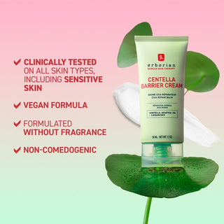 Centella Barrier Crema reparadora para pieles secas y sensibles con Ceramidas - Erborian