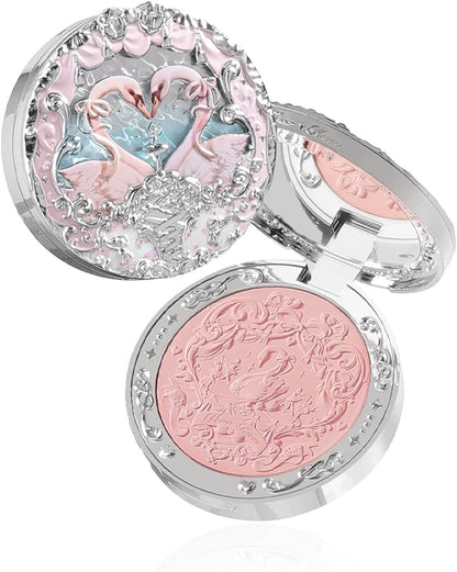 Rubor Swan Ballet Embossed Blush - Flower Knows vista frontal con fondo blanco.