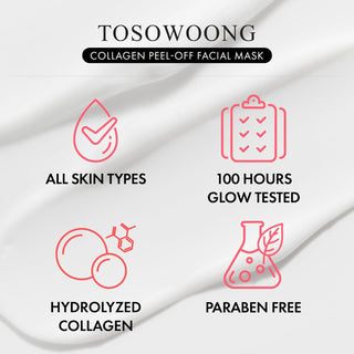 Mascarilla facial de colágeno hidrolizado Real Collagen Fit - TOSOWOONG