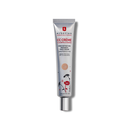 CC Cream con SPF 25 - Erborian vista frontal con fondo blanco.