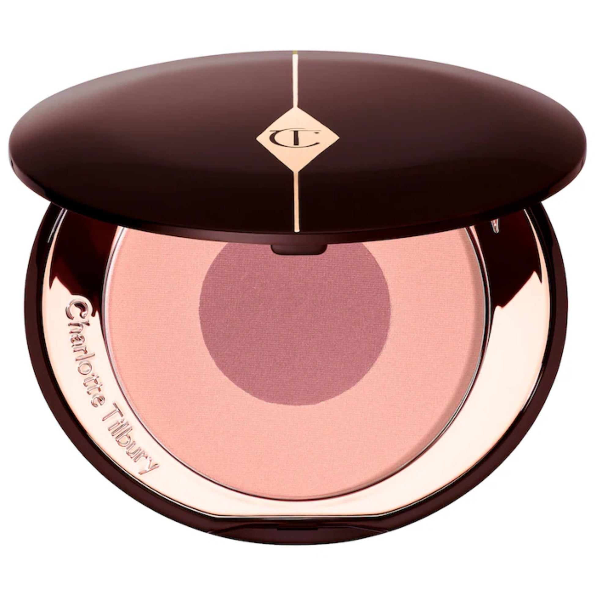 Rubor Efecto Radiante Cheek To Chic - Charlotte Tilbury vista frontal con fondo blanco.