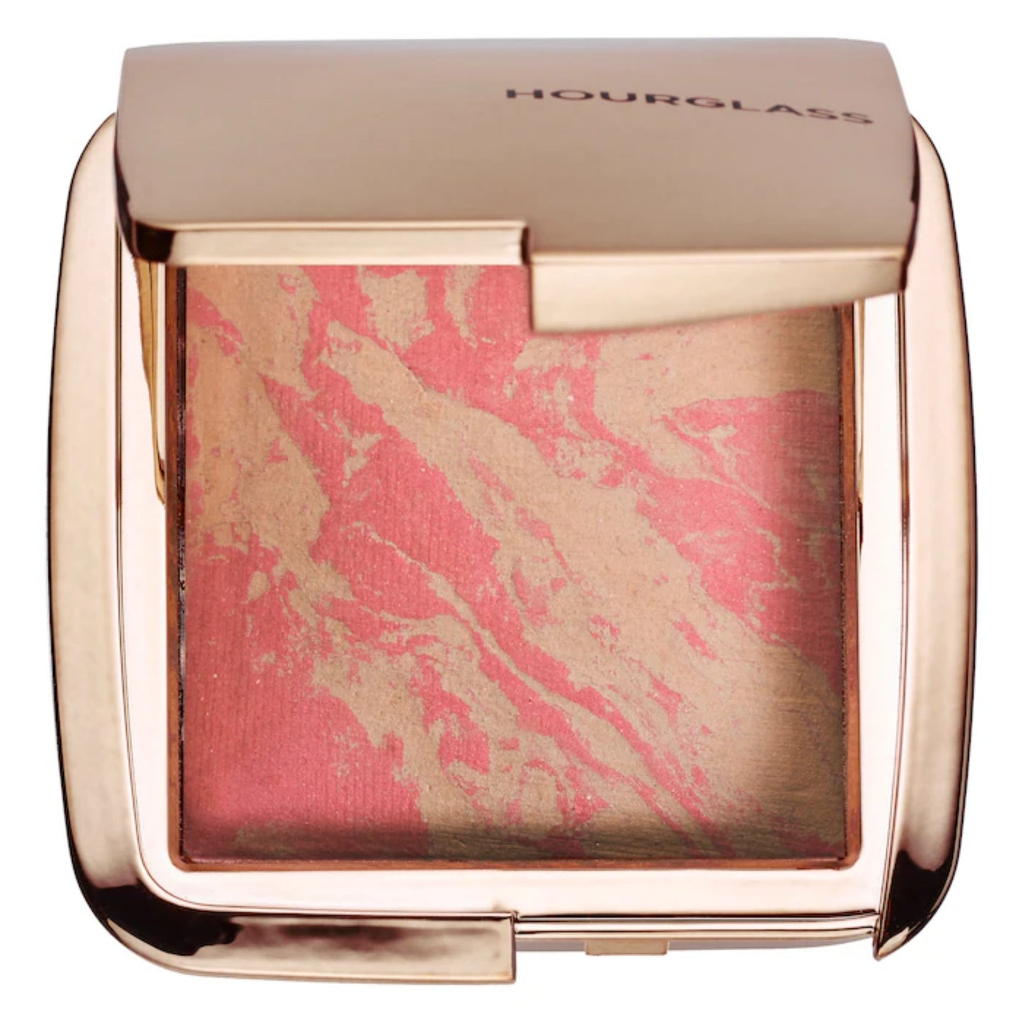 Rubor Iluminador Ambient Lighting Blush Collection - Hourglass vista frontal con fondo blanco.