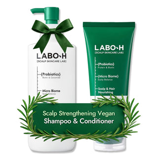 Shampoo + Acondicionador Scalp Strengthening for Hair Growth & Anti-Loss - LABO-H