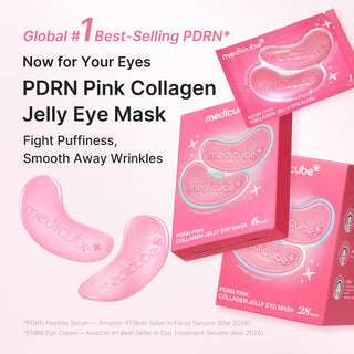 Parches para ojos de Hydrogel Jelly Eye Mask PDRN Pink Collagen - Medicube