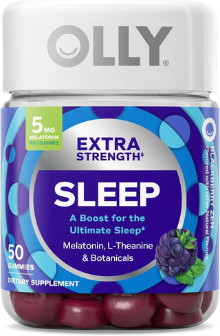 Gomitas para sueño reparador 5 mg melatonin Extra Strength sleep gummies - OLLY