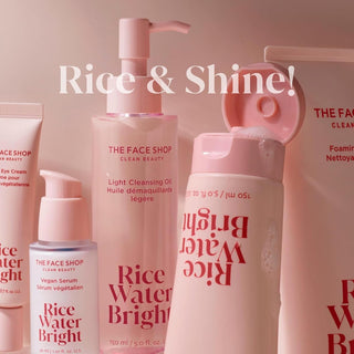 Limpiador facial Rice Water Bright Foaming Cleanser - THE FACE SHOP